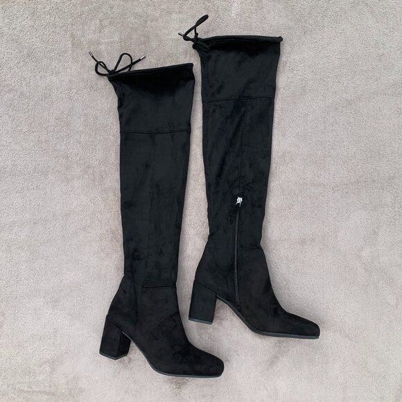 Franco Sarto Persis Heeled Over-The-Knee High Boots Sz8 - Picture 10 of 16